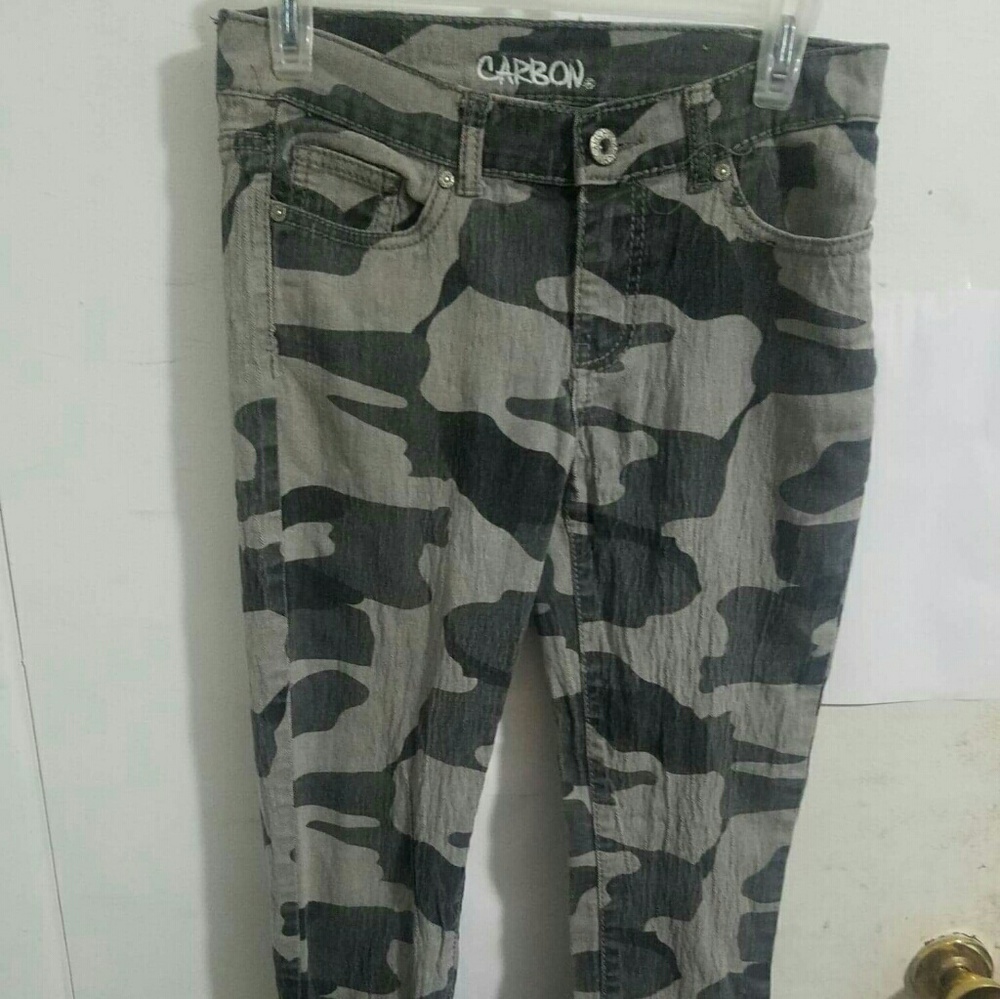 Carbon Men's Grey Camo Jeans
